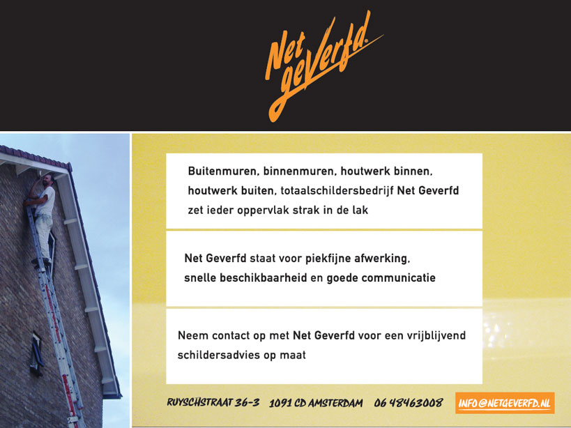 Net geverfd